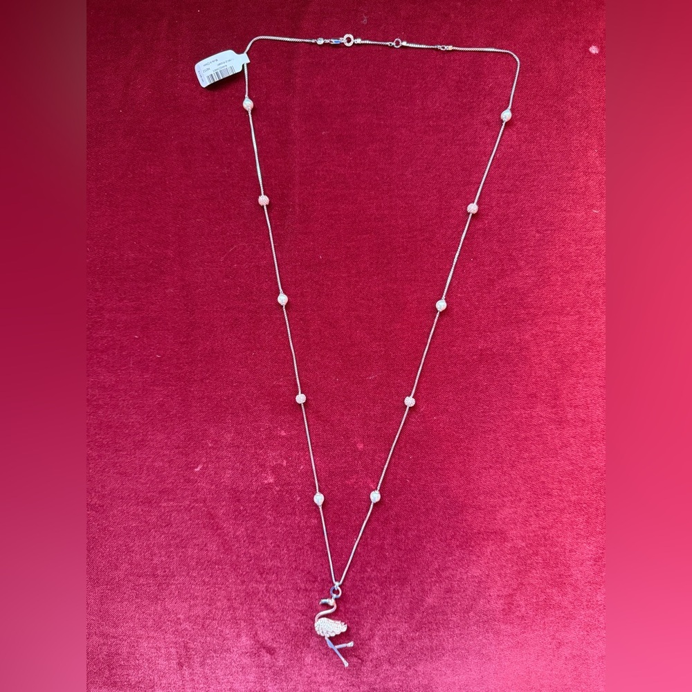 NWT Henri Bendel Flamingo Pendant